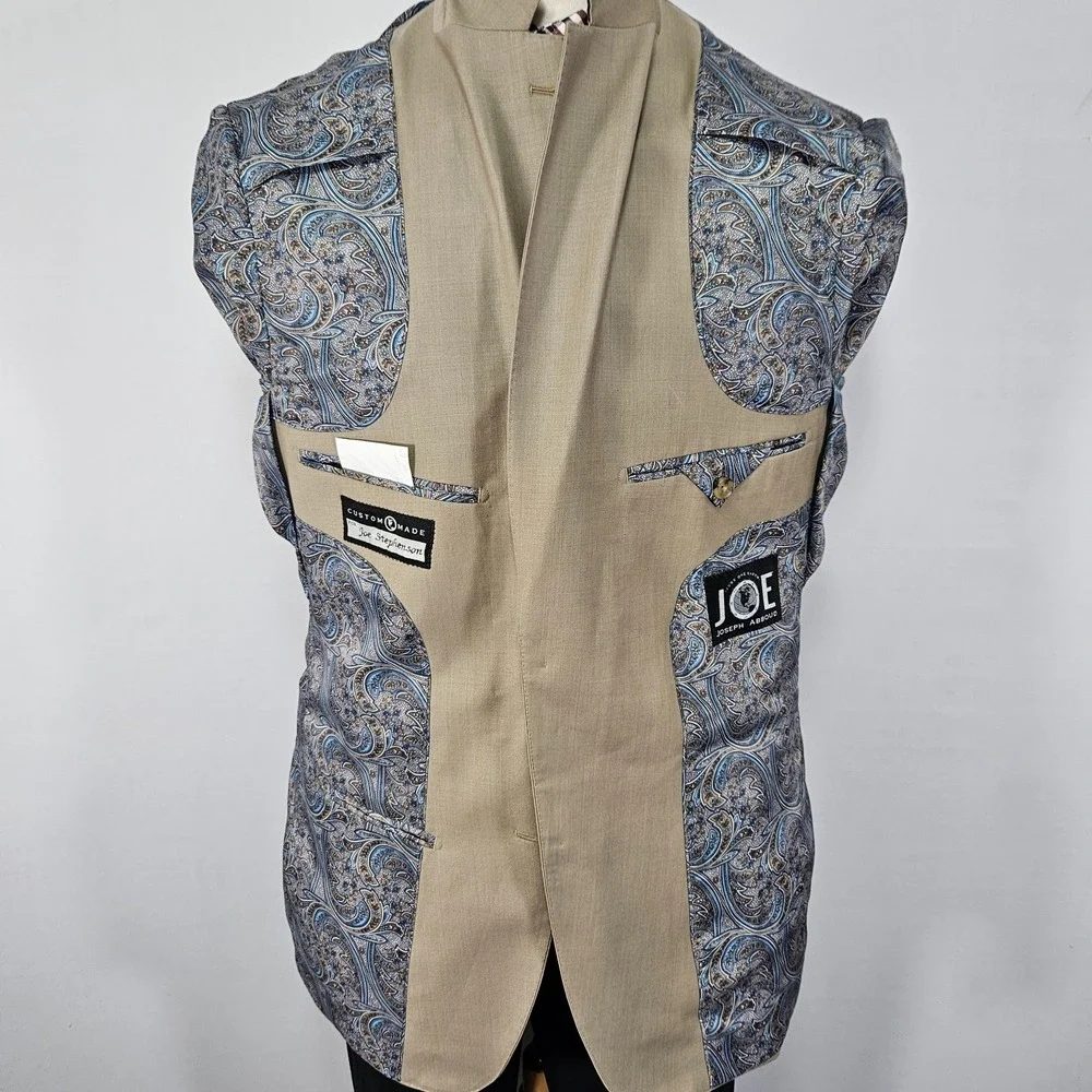 Joseph Abboud before completing
